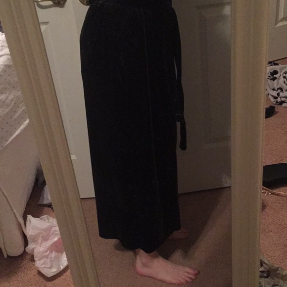 Lauren Ralph Lauren black velvet robe Medium - Picture 8 of 8